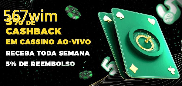 Promoções do cassino ao Vivo 567wim